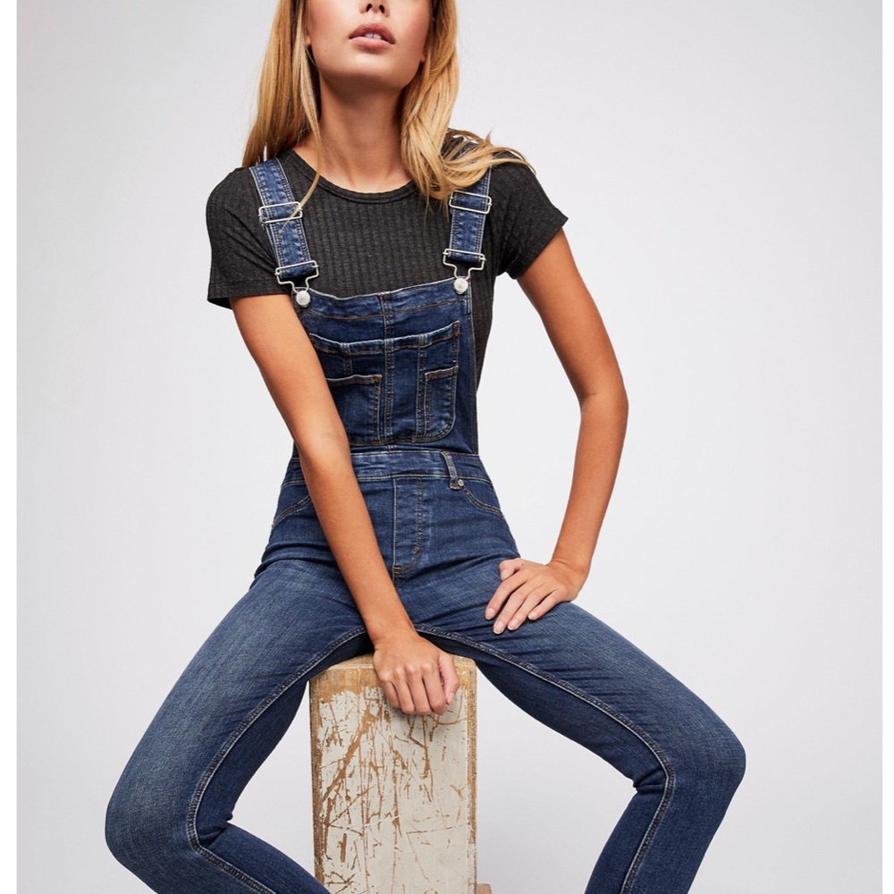 Free People Lexden Denim Overall